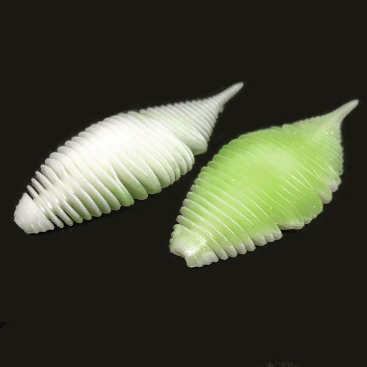 Geecrack 3.8” Bellows Gill 5pk Soft Baits - HoneyDew-