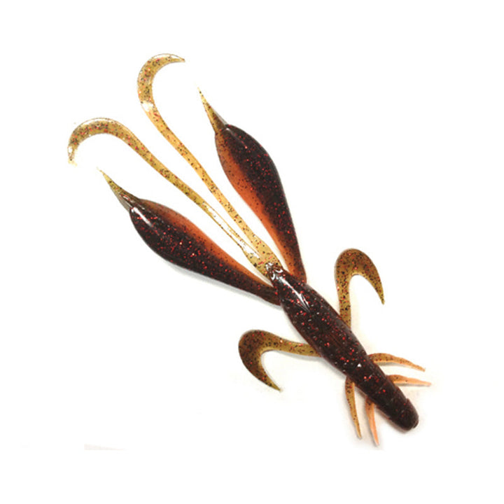 Geecrack 4.8" Bunny Hog Creature Bait 6pk - #212 Cinnamon Shrimp - Carolina Fishing Tackle LLC