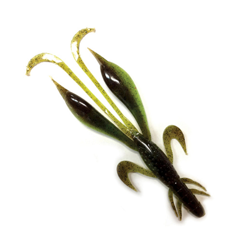 Geecrack 6" Bunny Hog - #013 Scuppernong-#034 Scuppernong Blue Flake-#042 Sporn-Zari-#054 Sprayed Grass-#203 Ghost Gill-#210 Cinnamon Blue Flake-#212 Cinnamon Shrimp-#213 Ebi Miso-#216 Amezari-#220 Green Pumpkin Chart - Carolina Fishing Tackle LLC