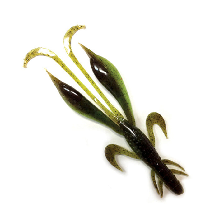 Geecrack 6" Bunny Hog - #013 Scuppernong-#034 Scuppernong Blue Flake-#042 Sporn-Zari-#054 Sprayed Grass-#203 Ghost Gill-#210 Cinnamon Blue Flake-#212 Cinnamon Shrimp-#213 Ebi Miso-#216 Amezari-#220 Green Pumpkin Chart - Carolina Fishing Tackle LLC