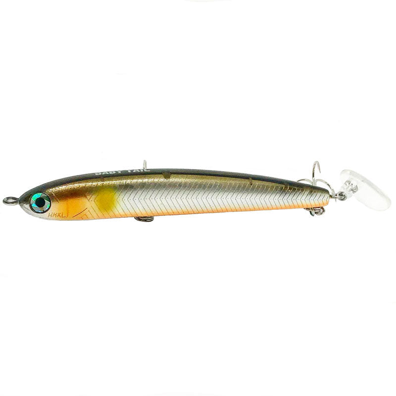 HMKL Lures Baby Tail Jordan 85 - Matte Black-N/Ayu - Carolina Fishing Tackle LLC