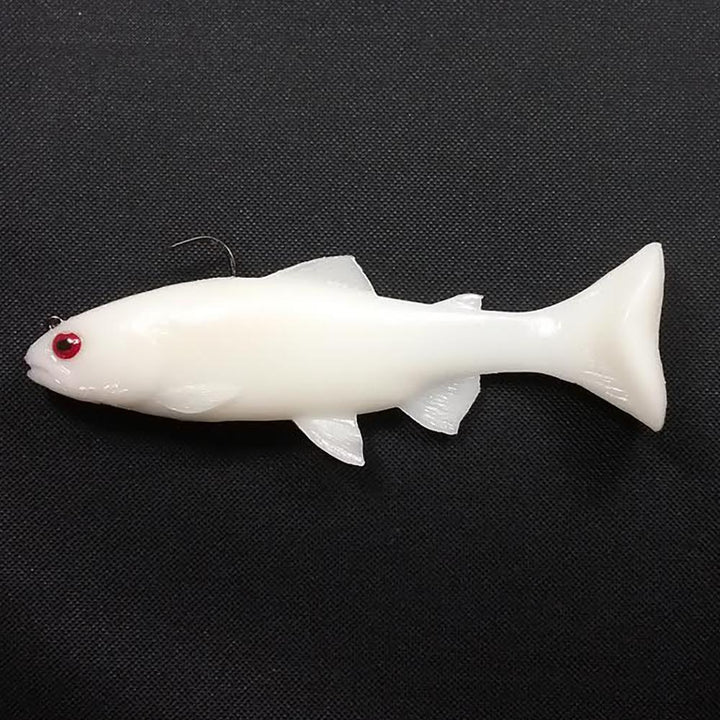 Huddleston 68 Special Top-Hook Swimbait - Brown Hitch / ROF-5-Brown Hitch / ROF-12-Yellow Perch / ROF-5-Yellow Perch / ROF-12-Albino / ROF-12 - Carolina Fishing Tackle LLC