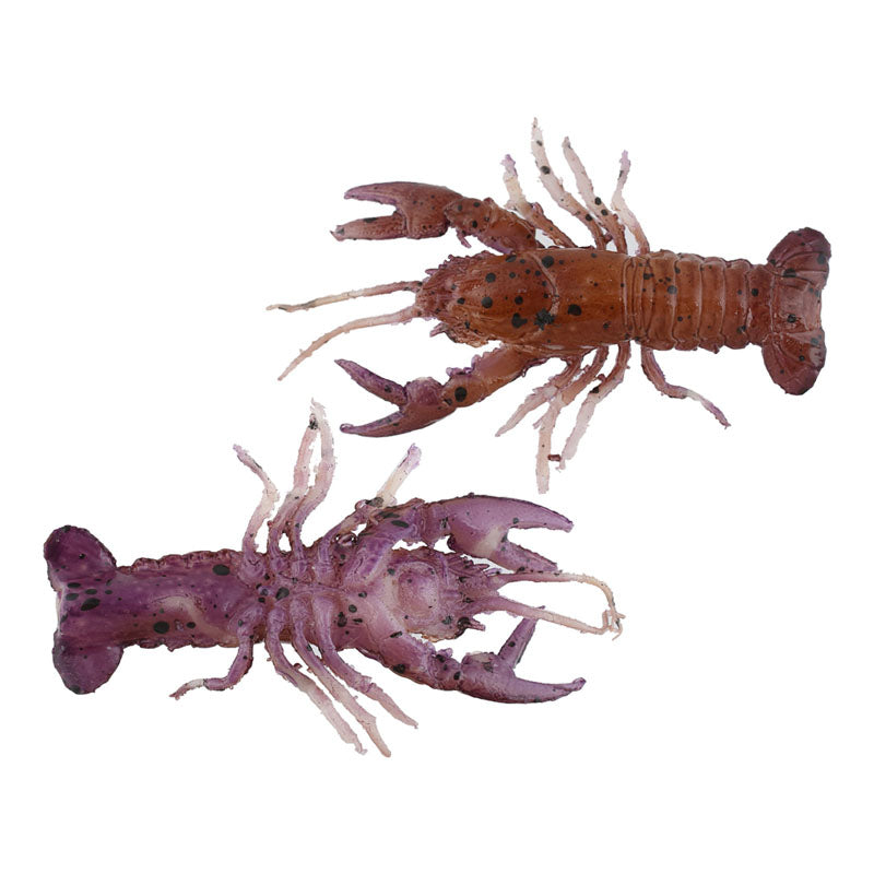 Huddleston Unrigged Huddle Bug 3pk Soft Creature Baits - Mud Bug Hand Painted-Brown Purple Hand Painted-Watermelon Black Red Flake Solid Injected-Smoke on the Water Hand Painted-Purple Haze Hand Painted-Green Pumpkin Hand Painted - Carolina Fishing Tackle LLC