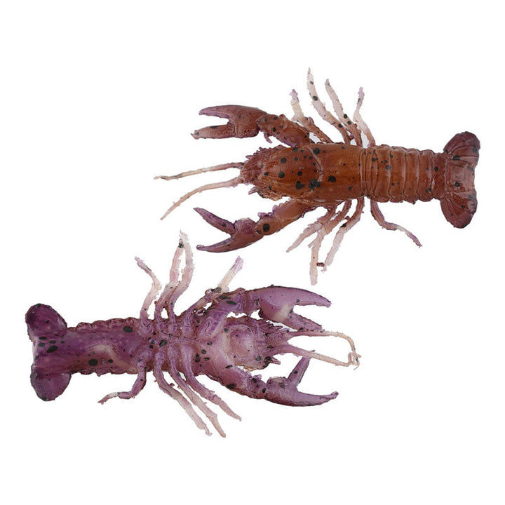 Huddleston Unrigged Huddle Bug 3pk Soft Creature Baits - Mud Bug Hand Painted-Brown Purple Hand Painted-Watermelon Black Red Flake Solid Injected-Smoke on the Water Hand Painted-Purple Haze Hand Painted-Green Pumpkin Hand Painted - Carolina Fishing Tackle LLC