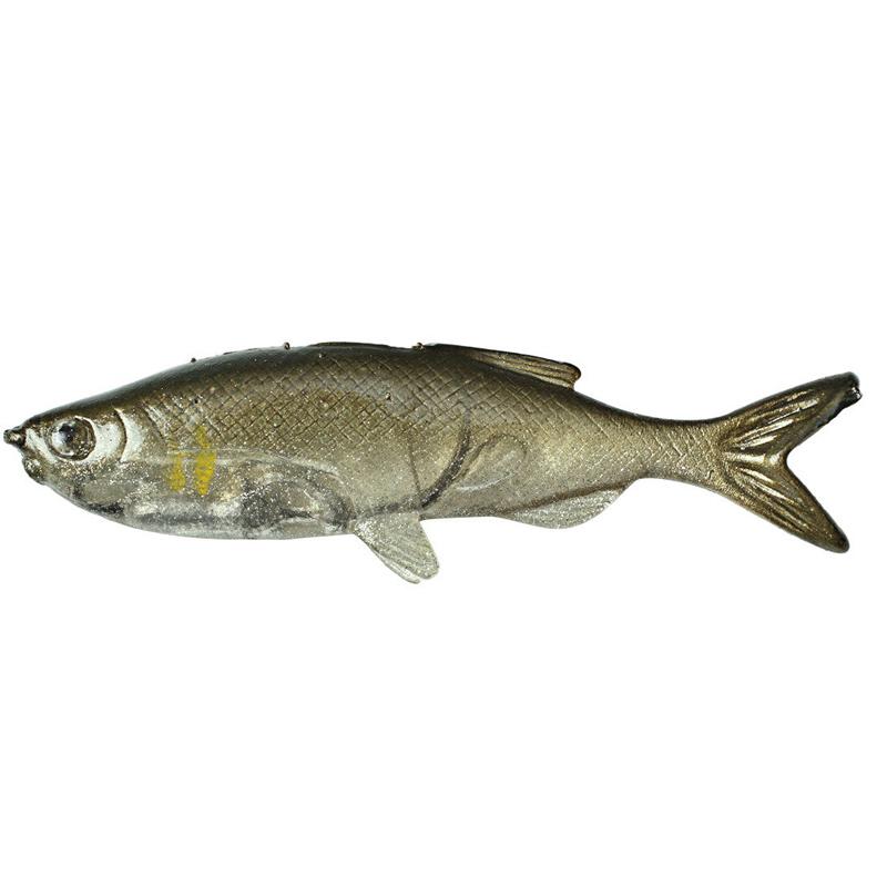 Huddleston Weedless Grass Minnow 3.75” Swimbaits - Hitch-Phantom Ayu-Pro Blue - Carolina Fishing Tackle LLC