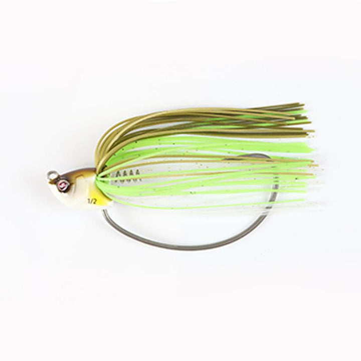 ISM Carver Swim Jigs - #01 Green Pumpkin Shad / 5/8 oz-#02 Clear Melon / 1/2 oz-#02 Clear Melon / 5/8 oz-#03 Gold Ghost / 5/8 oz-#04 Biwako Tasty Gill / 5/8 oz-#06 Chartreuse Ayu / 5/8 oz-#07 Flashing Black / 3/8 oz-#07 Flashing Black / 1/2 oz-#08 Shrimp Pro Blue / 1/2 oz-#08 Shrimp Pro Blue / 5/8 oz - Carolina Fishing Tackle LLC