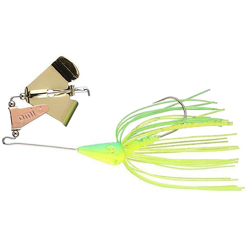 Ima Lures 1/4 oz Lil' Voice Buzzbaits - #LV-004 Chartreuse-#LV-011 Muddy Impact - Carolina Fishing Tackle LLC