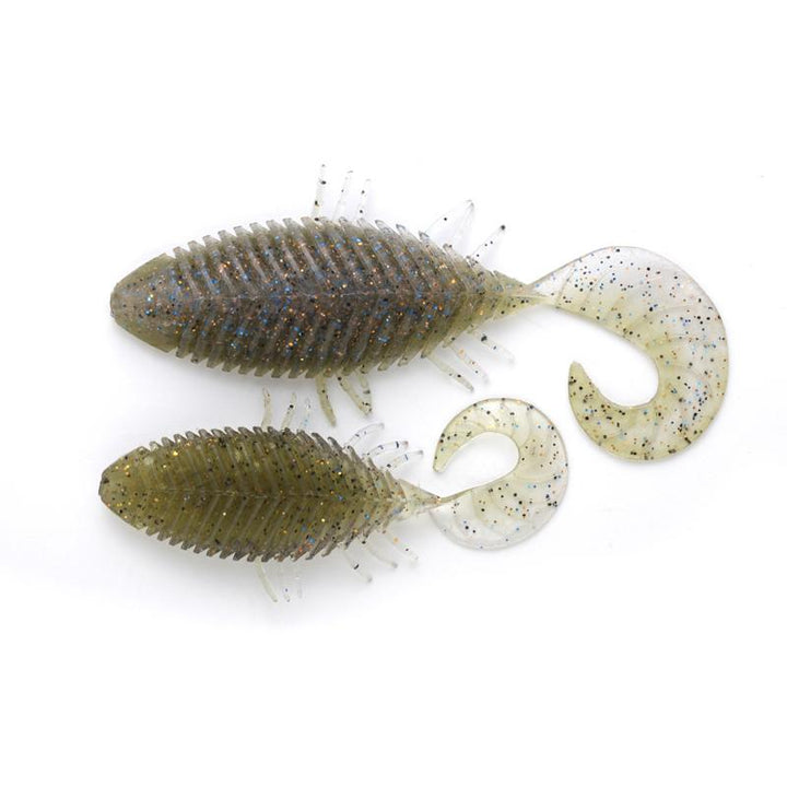 Imakatsu 4" Flat Head Curly 4pk - 