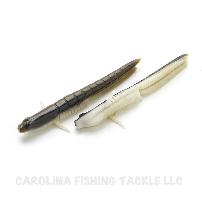 Imakatsu 4” GentaBow 6pk - #329 EEL-#370 Kasumi Gori - Carolina Fishing Tackle LLC