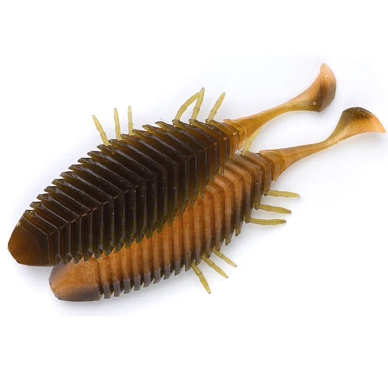 Imakatsu VoltexArt Flat Head Goby - #S-14 Green Pumpkin Pepper-#S-416 Super Black-#S-437 Egg Eater - Carolina Fishing Tackle LLC