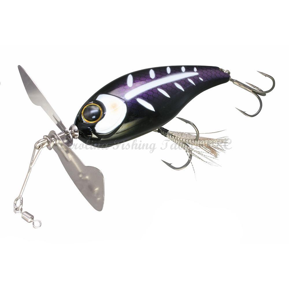 Jackall Chop Cut Propbait - Skeleton Bone-Black White Bone-Green Frog - Carolina Fishing Tackle LLC