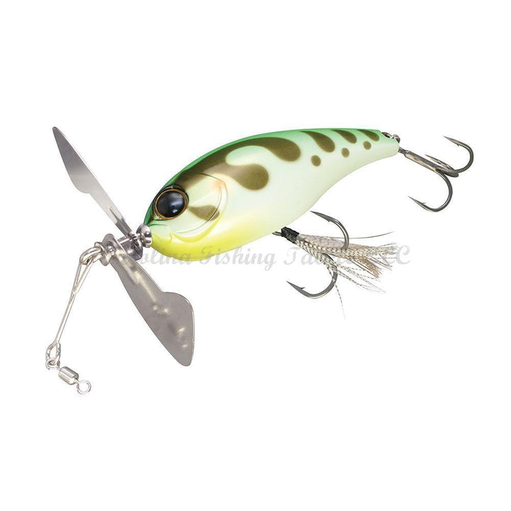Jackall Chop Cut Propbait - Skeleton Bone-Black White Bone-Green Frog - Carolina Fishing Tackle LLC