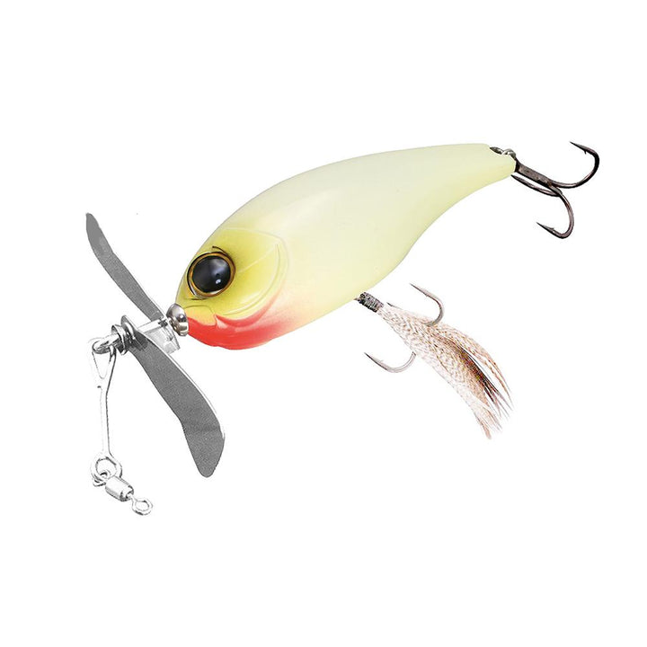 Jackall Chop Cut Propbait - Skeleton Bone-Black White Bone-Green Frog - Carolina Fishing Tackle LLC