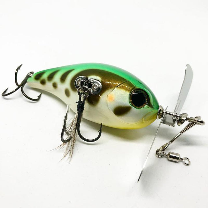 Jackall Chopcut Jr. - Black White Bone-Bone White-Green Frog-HL Bluegill-RT Chartreuse Gill-Skeleton Bone - Carolina Fishing Tackle LLC