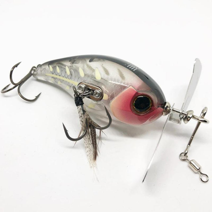Jackall Chopcut Jr. - Black White Bone-Bone White-Green Frog-HL Bluegill-RT Chartreuse Gill-Skeleton Bone - Carolina Fishing Tackle LLC