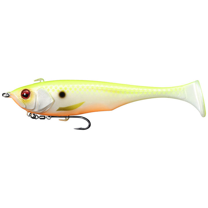 Jackall DUNKLE 7” Swimbaits - Natural Ayu-Purple Chartreuse-Chartreuse Back Pearl - Carolina Fishing Tackle LLC