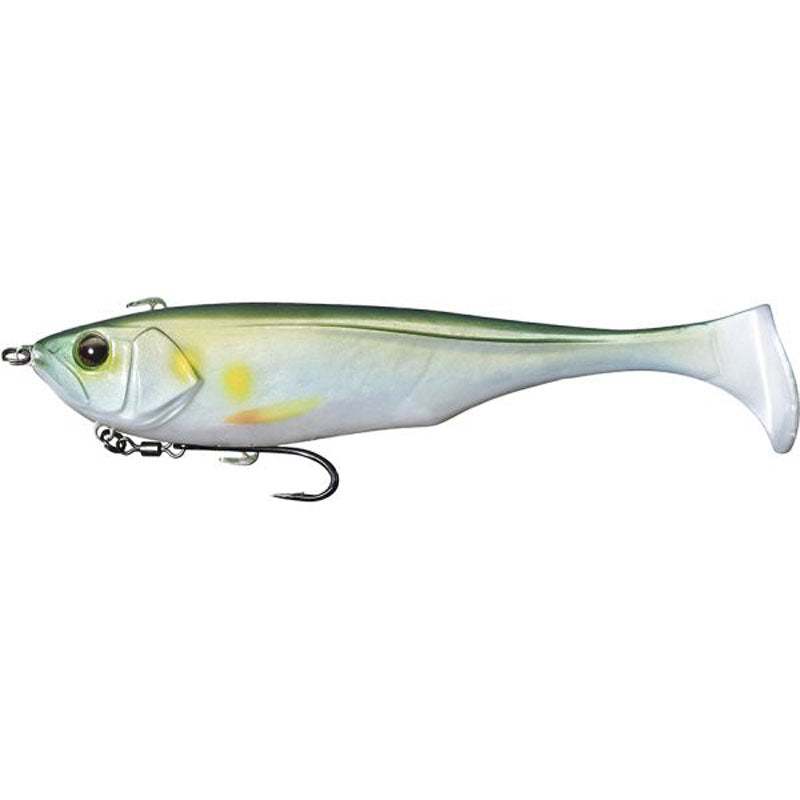 Jackall DUNKLE 7” Swimbaits - Natural Ayu-Purple Chartreuse-Chartreuse Back Pearl - Carolina Fishing Tackle LLC