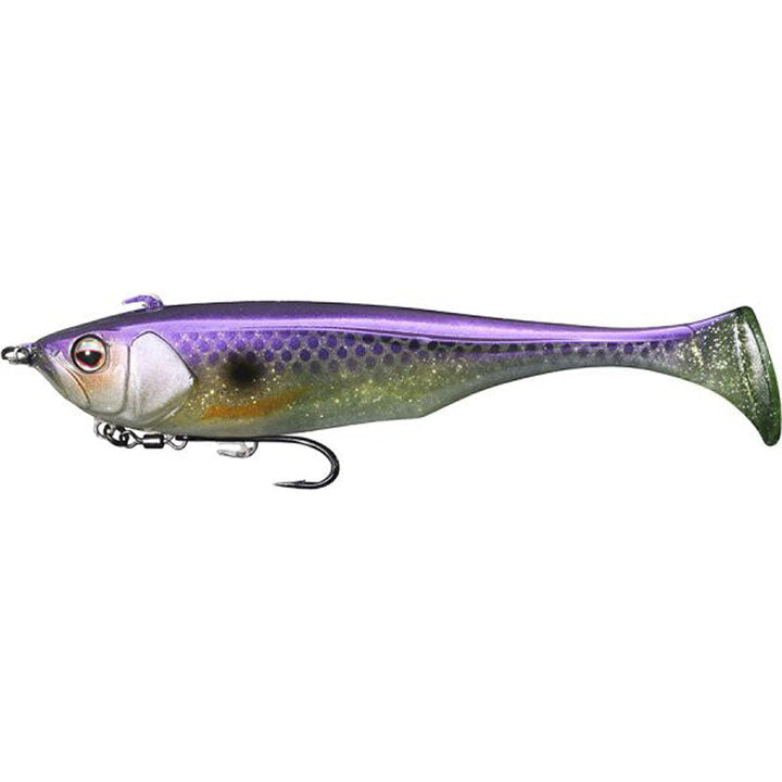 Jackall DUNKLE 7” Swimbaits - Natural Ayu-Purple Chartreuse-Chartreuse Back Pearl - Carolina Fishing Tackle LLC
