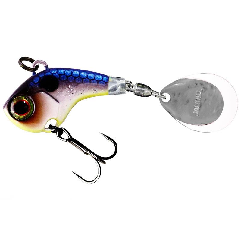 Jackall Deracoup Tail Spinner - HL Black &amp; Gold / 1 oz-HL Lime Gold / 1 oz-HL Red Tiger / 3/4 oz-HL Red Tiger / 1 oz - Carolina Fishing Tackle LLC