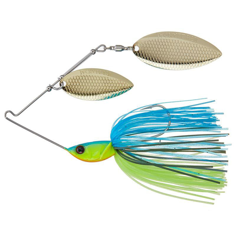 Jackall DoooN Spinnerbaits Double Willow Blades - Blue Herring / 3/8 oz-Blueback Chartreuse / 1/2 oz-Bluegill / 3/8 oz-Bluegill / 1/2 oz-Chart Back White / 3/8 oz-Sexy Pro Blue / 3/8 oz - Carolina Fishing Tackle LLC