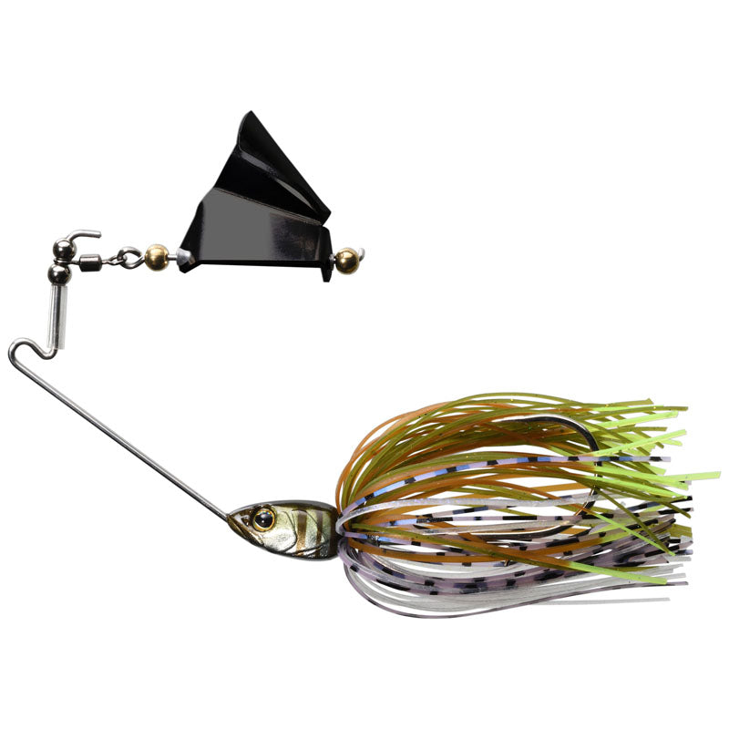 Jackall Gargle 3/8 oz Buzzbait - Black Back Chartreuse-Chartreuse Tail Gill-Chartreuse Pearl-Hasu Silver - Carolina Fishing Tackle LLC