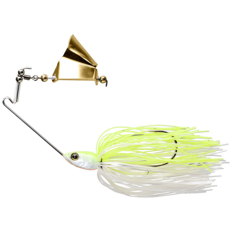 Jackall Gargle 3/8 oz Buzzbait - Black Back Chartreuse-Chartreuse Tail Gill-Chartreuse Pearl-Hasu Silver - Carolina Fishing Tackle LLC
