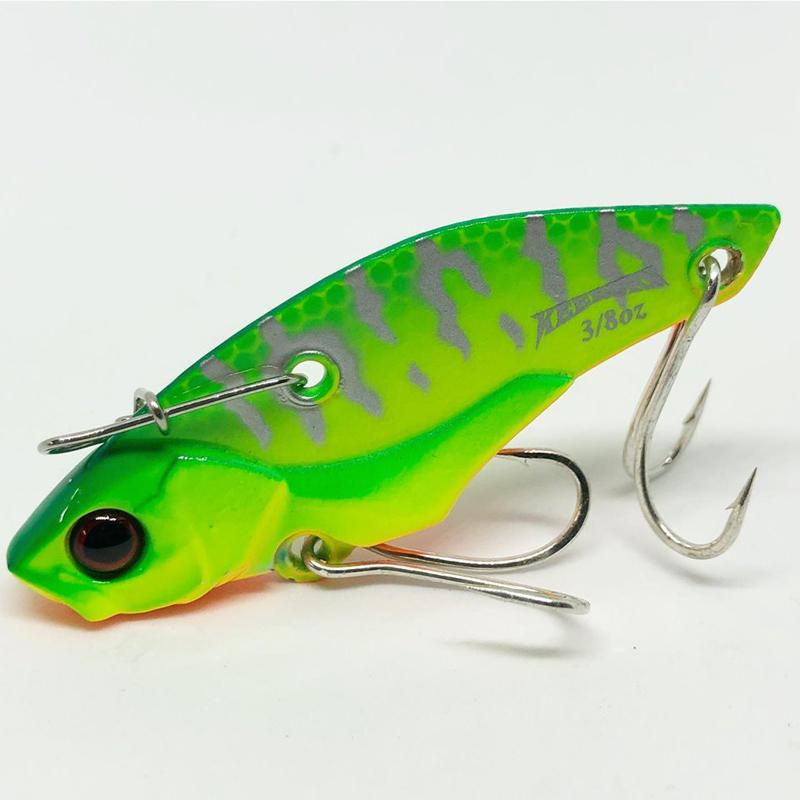 Jackall Keeburn vibration blade - Blueback Chartreuse / 3/8 oz-Blueback Chartreuse / 1/2 oz-Clear Shad / 3/8 oz-Dera Shad / 3/8 oz-Dera Shad / 1/2 oz-HL Bluegill / 3/8 oz-HL Bluegill / 1/2 oz-HL Gold & Black / 3/8 oz-HL Gold & Black / 1/2 oz-HL Lime Gold / 3/8 oz - Carolina Fishing Tackle LLC