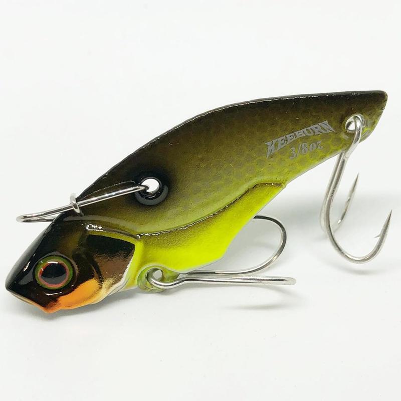Jackall Keeburn vibration blade - Blueback Chartreuse / 3/8 oz-Blueback Chartreuse / 1/2 oz-Clear Shad / 3/8 oz-Dera Shad / 3/8 oz-Dera Shad / 1/2 oz-HL Bluegill / 3/8 oz-HL Bluegill / 1/2 oz-HL Gold & Black / 3/8 oz-HL Gold & Black / 1/2 oz-HL Lime Gold / 3/8 oz - Carolina Fishing Tackle LLC
