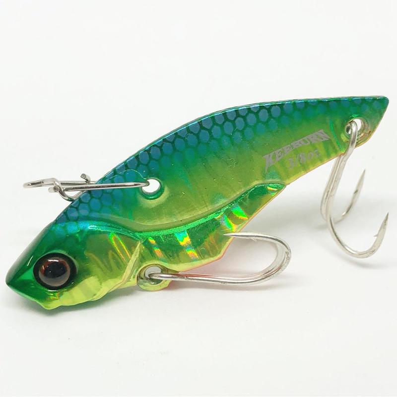 Jackall Keeburn vibration blade - Blueback Chartreuse / 3/8 oz-Blueback Chartreuse / 1/2 oz-Clear Shad / 3/8 oz-Dera Shad / 3/8 oz-Dera Shad / 1/2 oz-HL Bluegill / 3/8 oz-HL Bluegill / 1/2 oz-HL Gold & Black / 3/8 oz-HL Gold & Black / 1/2 oz-HL Lime Gold / 3/8 oz - Carolina Fishing Tackle LLC
