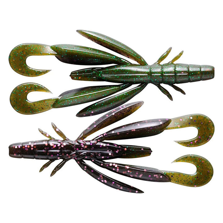 Jackall Lures Chunk Craw Creature Baits 5pk - Black Blue / 3.5 in-Green Pumpkin/Chartreuse / 3.5 in-JL Craw / 3.5 in-JL Craw / 4 in-SG Craw / 3.5 in-Southern Delight / 3.5 in - Carolina Fishing Tackle LLC