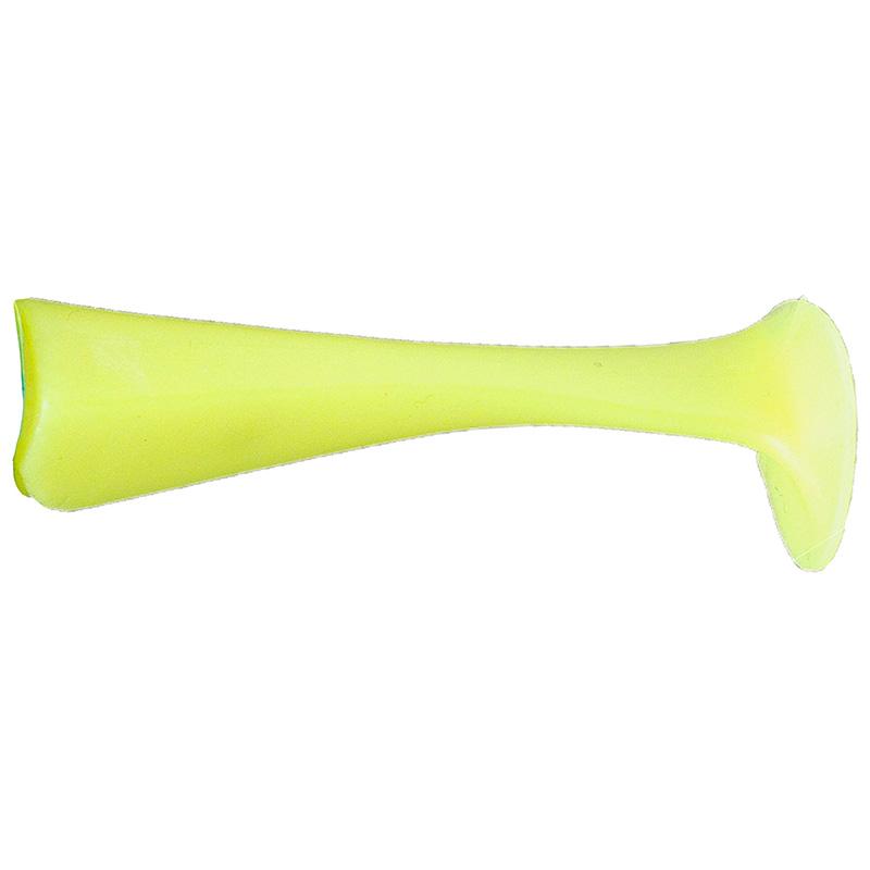 Jackall Lures Grinch Replacement Tails 2pk - Chartreuse-Gold-White - Carolina Fishing Tackle LLC