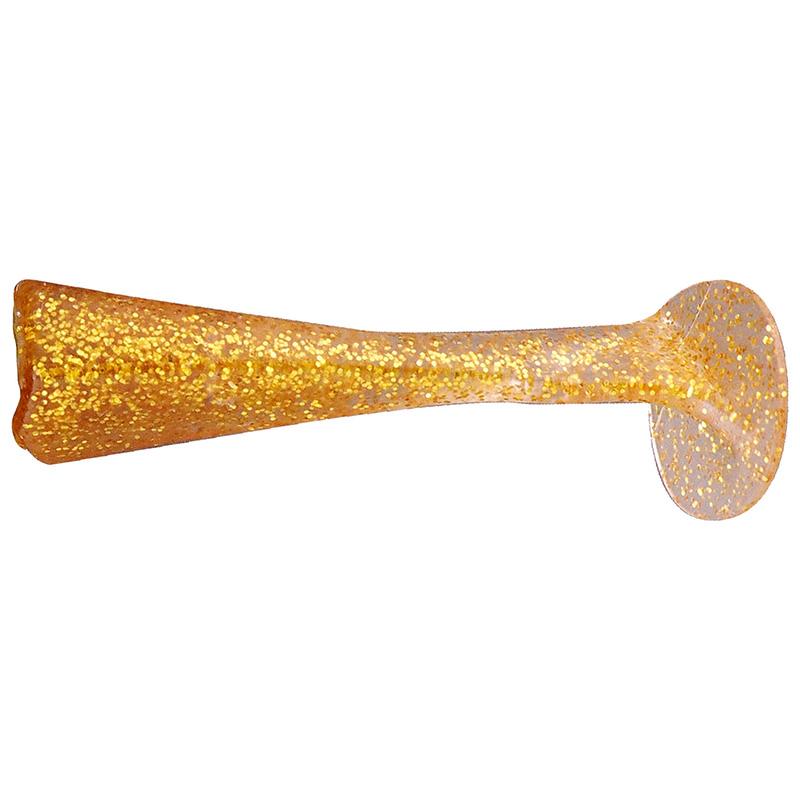 Jackall Lures Grinch Replacement Tails 2pk - Chartreuse-Gold-White - Carolina Fishing Tackle LLC