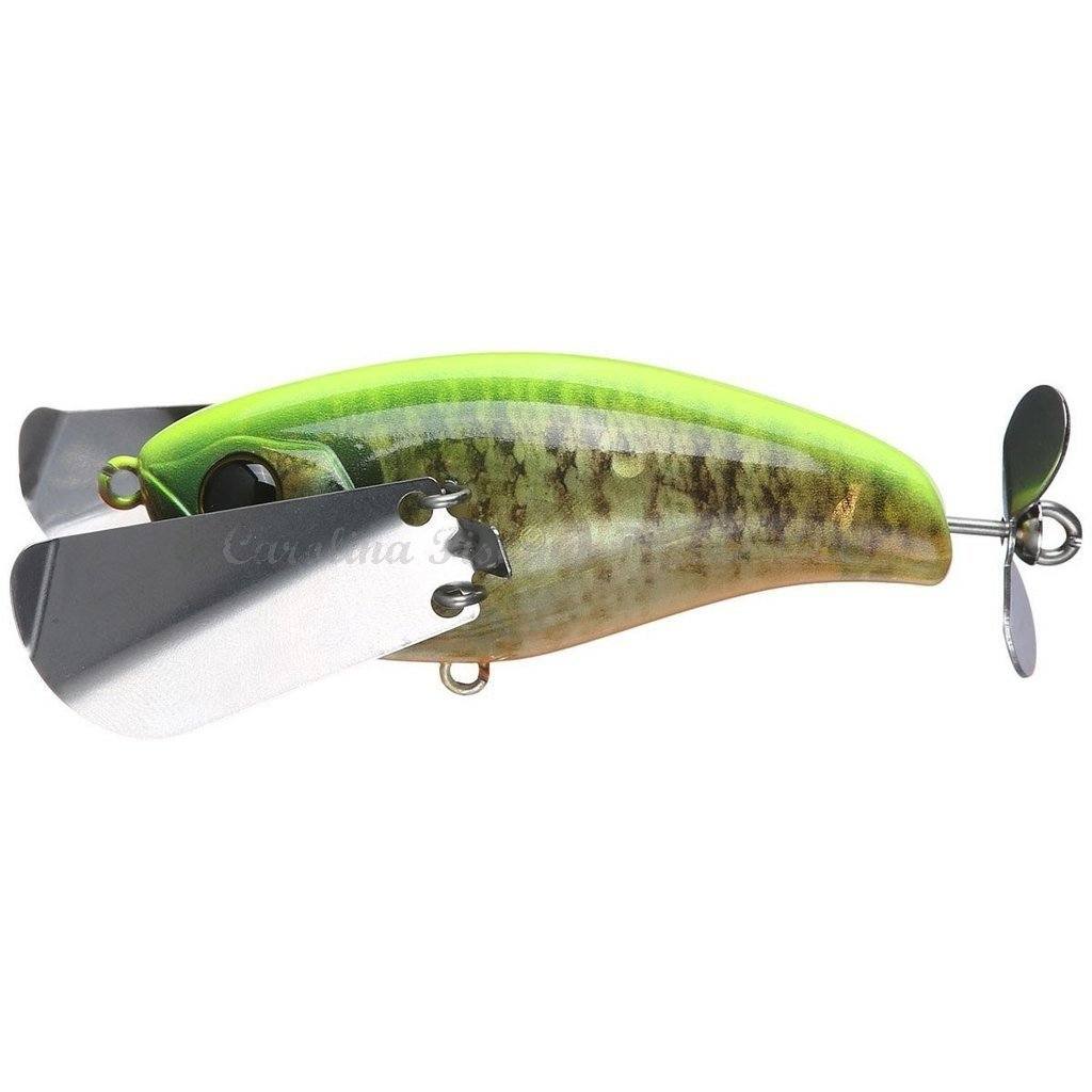 Jackall Lures Pompadour Topwater Crawler Baits - King Fisher / Pompadour-RT Chartreuse Gill / Pompadour - Carolina Fishing Tackle LLC