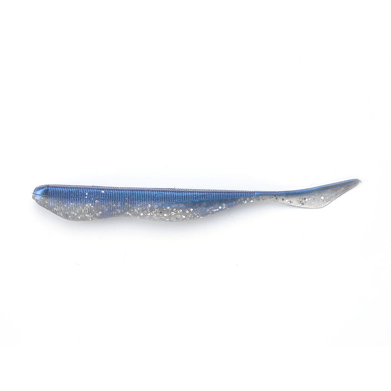 Juster 5" Stick 5pk Minnow Type Soft Baits - #3 Black Blue Flakes-#13 Koayu-#15 Golden Shiner-#29 Hass-#31 Sakura Blue-#48 Blue Jaco-#51 Wild Shrimp Blue-#62 Crazy Chart-#78 Electric Shad - Carolina Fishing Tackle LLC