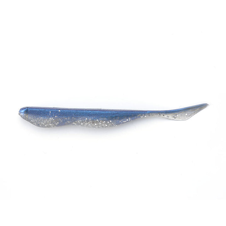 Juster 5" Stick 5pk Minnow Type Soft Baits - #3 Black Blue Flakes-#13 Koayu-#15 Golden Shiner-#29 Hass-#31 Sakura Blue-#48 Blue Jaco-#51 Wild Shrimp Blue-#62 Crazy Chart-#78 Electric Shad - Carolina Fishing Tackle LLC