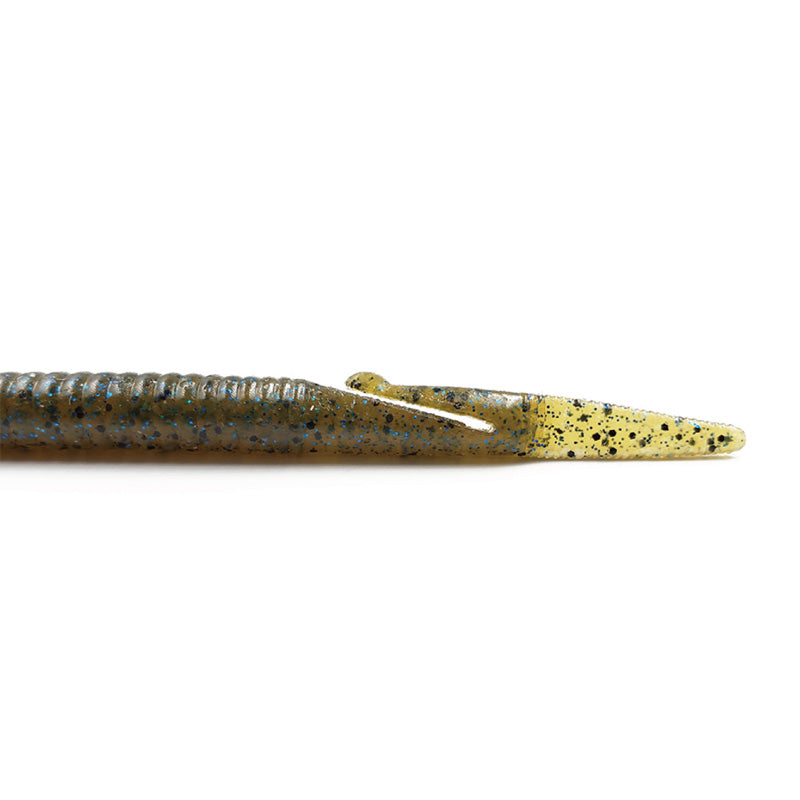 KAESU 4.7” Kirikake Worm 9pk - #01 Worm-#02 Shrimp-#03 Scuppernong-#04 Grepin Blue Flake Pepper-#07 Purple Winny-#08 Cinnamon Blue Flake-#09 Candy Shrimp-#10 Electric Shad-#11 Black Shrimp Miso - Carolina Fishing Tackle LLC