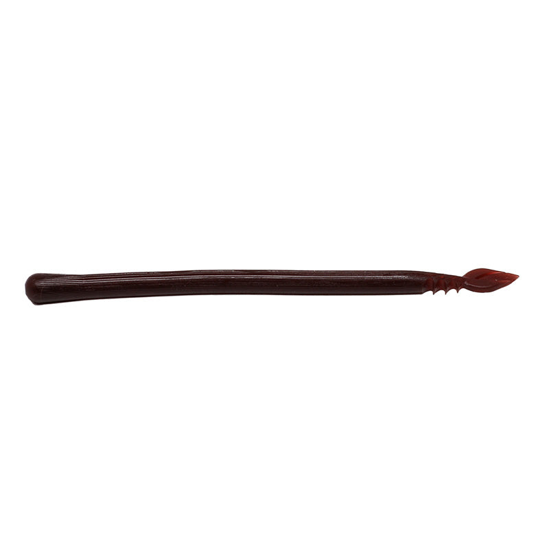 Kaesu 6.5” Delta Worm 6pk - Rusty Shad-Strobe Gill-Blood-Gold Smoke Fin-Strobe Blood - Carolina Fishing Tackle LLC
