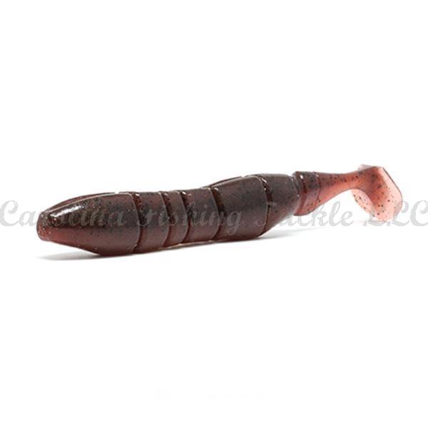 Kaesu Tora 6.5” Swimbait 5pk - #01 Watermelon Seed-#02 Green Pumpkin-#03 Black-#04 Arkansas Shiner-#05 Bluegill-#06 Green Pumpkin Chart-#07 Rusty Shad-#08 Dual Watermelon-#09 Dual Scuppernong-#10 Bloody Blue - Carolina Fishing Tackle LLC