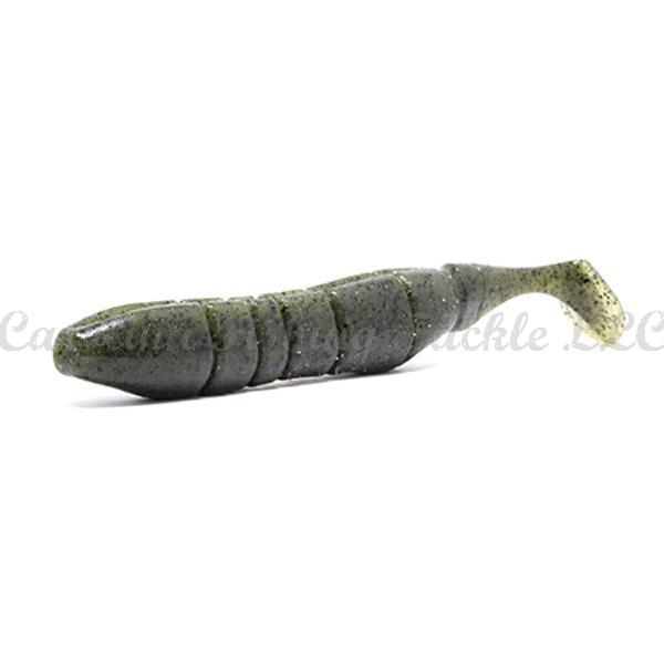 Kaesu Tora 6.5” Swimbait 5pk - #01 Watermelon Seed-#02 Green Pumpkin-#03 Black-#04 Arkansas Shiner-#05 Bluegill-#06 Green Pumpkin Chart-#07 Rusty Shad-#08 Dual Watermelon-#09 Dual Scuppernong-#10 Bloody Blue - Carolina Fishing Tackle LLC