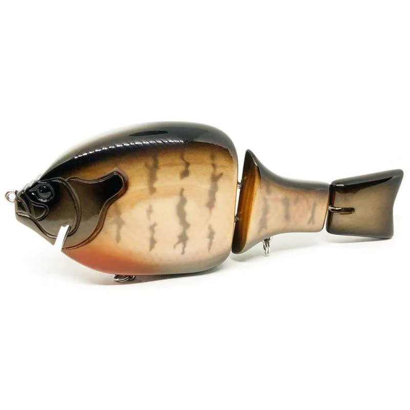 Lawless Lures Sunbore Swimbaits - Bass-Black Wood-Funa-Super Blue Gill - Carolina Fishing Tackle LLC