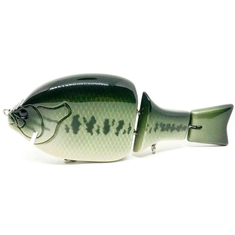 Lawless Lures Sunbore Swimbaits - Bass-Black Wood-Funa-Super Blue Gill - Carolina Fishing Tackle LLC