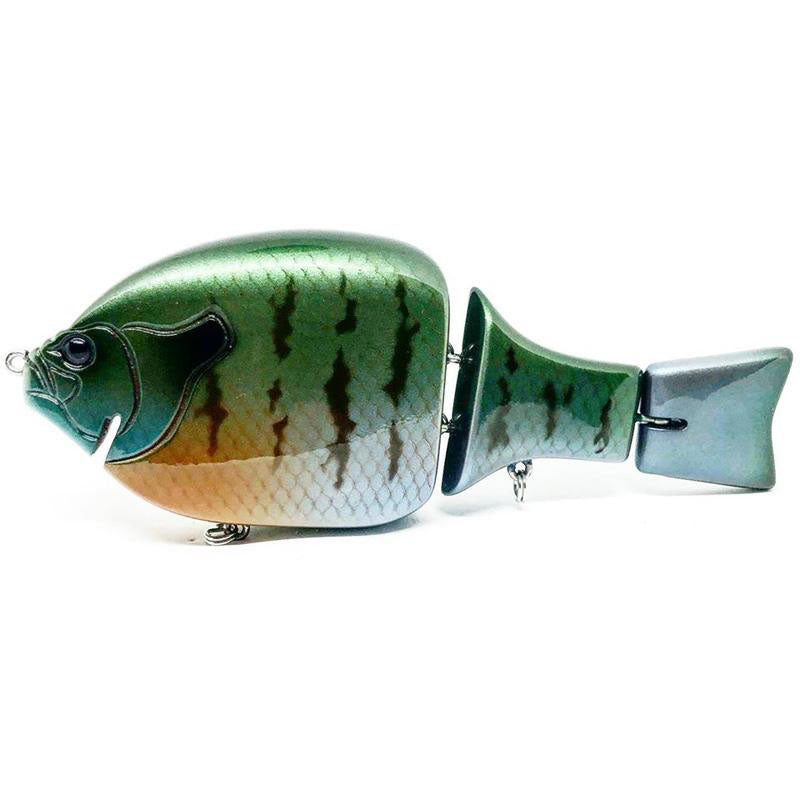 Lawless Lures Sunbore Swimbaits - Bass-Black Wood-Funa-Super Blue Gill - Carolina Fishing Tackle LLC