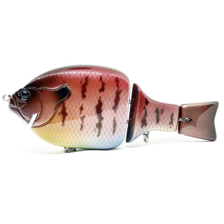 Lawless Lures Sunbore Swimbaits - Bass-Black Wood-Funa-Super Blue Gill - Carolina Fishing Tackle LLC