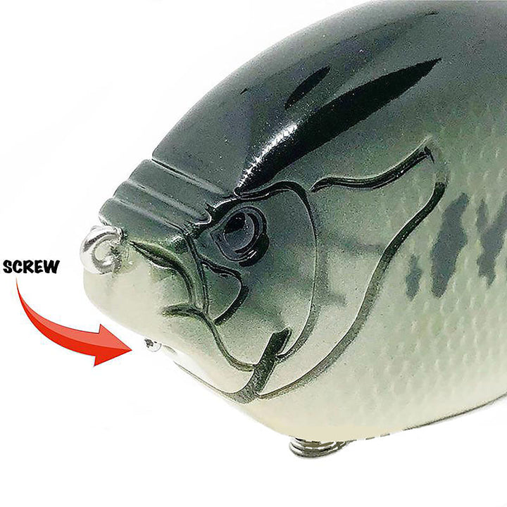 Lawless Lures Sunbore Swimbaits - Bass-Black Wood-Funa-Super Blue Gill - Carolina Fishing Tackle LLC