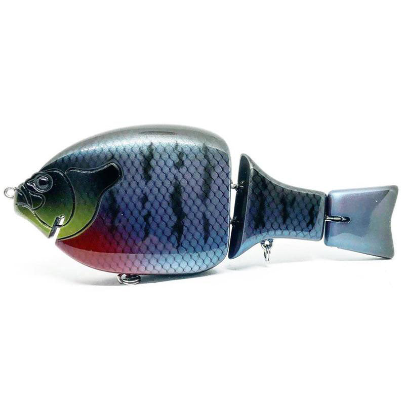 Lawless Lures Sunbore Swimbaits - Bass-Black Wood-Funa-Super Blue Gill - Carolina Fishing Tackle LLC