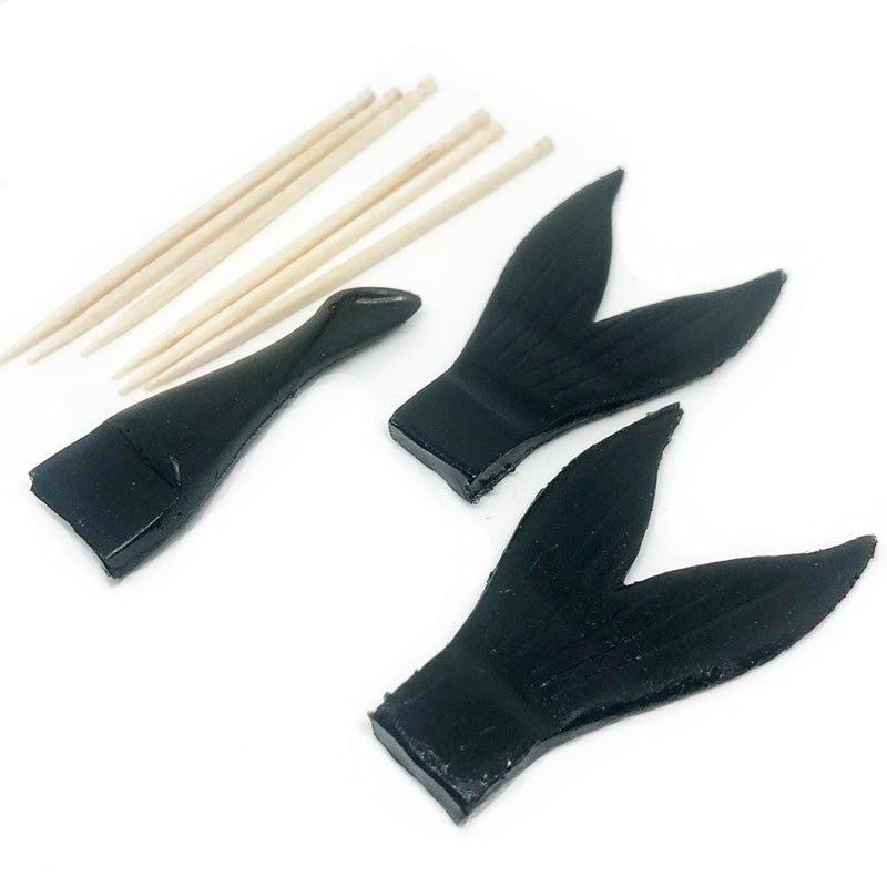 Liberty Works Lures Replacement Tails - Black-Red-Smoke-Chartreuse-Clear Red Flakes-Clear Silver Flake-Clear Blue Tint - Carolina Fishing Tackle LLC