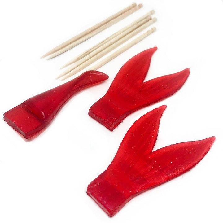 Liberty Works Lures Replacement Tails - Black-Red-Smoke-Chartreuse-Clear Red Flakes-Clear Silver Flake-Clear Blue Tint - Carolina Fishing Tackle LLC