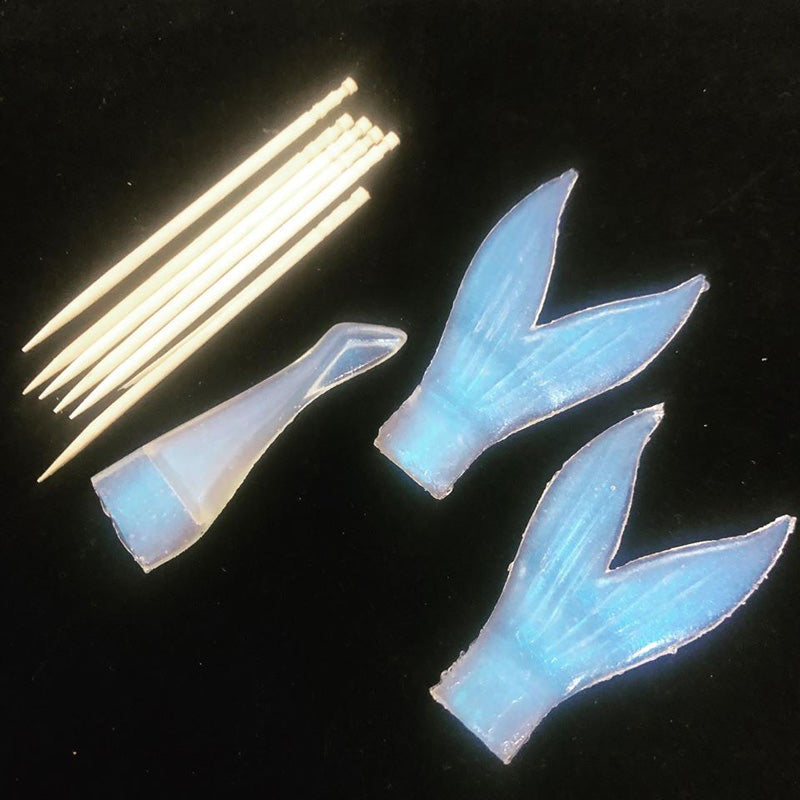 Liberty Works Lures Replacement Tails - Black-Red-Smoke-Chartreuse-Clear Red Flakes-Clear Silver Flake-Clear Blue Tint - Carolina Fishing Tackle LLC