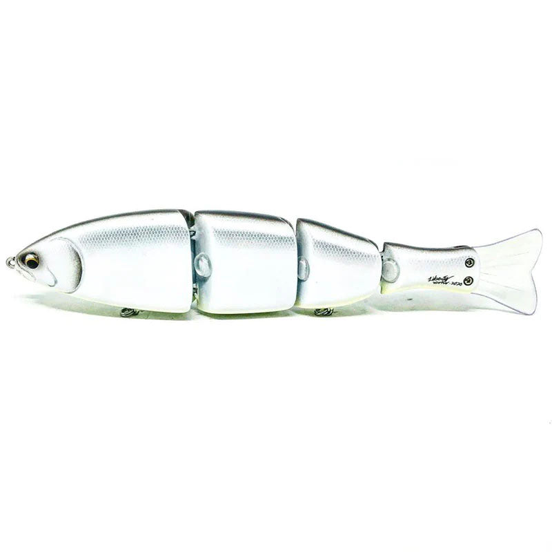 LibertyWorks OUTRAGE Swimbaits - Blue Hasu-Rainbow Trout-White Base - Carolina Fishing Tackle LLC