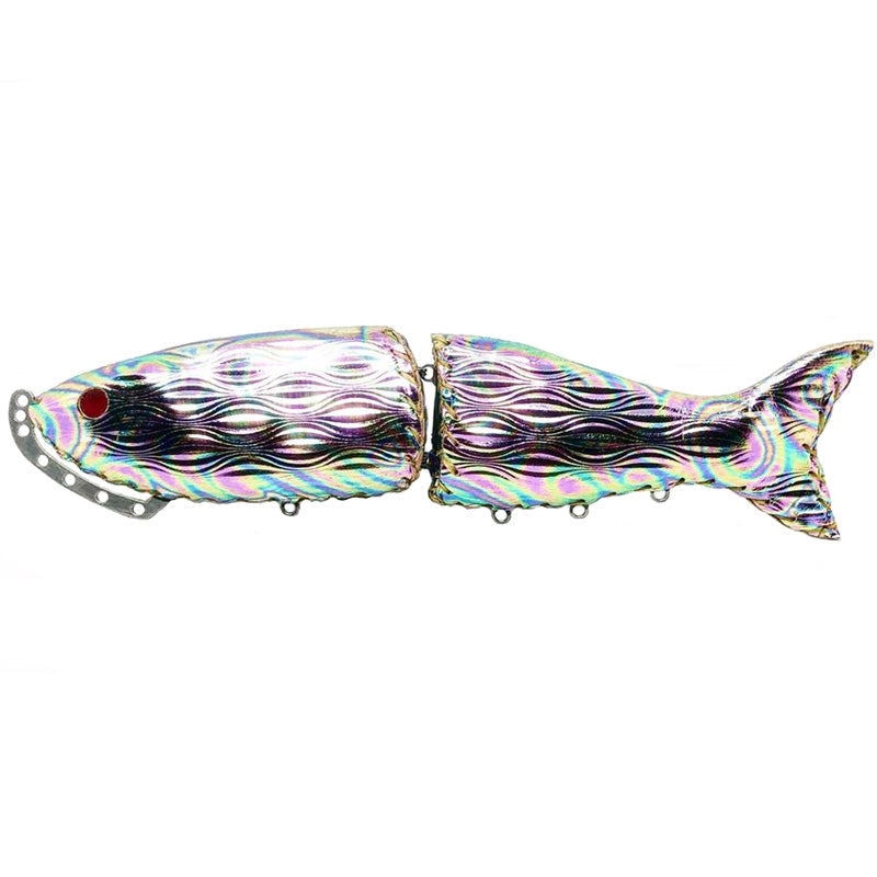 Manifold Detail Works 2020 PATIINO Swimbait (YUGO Frame) - Metallic Rainbow-Orange Rainbow-Metallic Blue - Carolina Fishing Tackle LLC